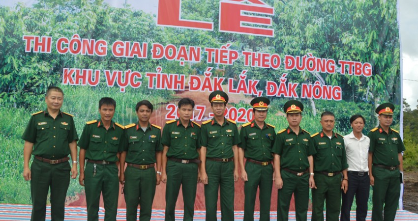 Thi công giai đoạn tiếp theo đường TTBG khu vực tỉnh Daklak